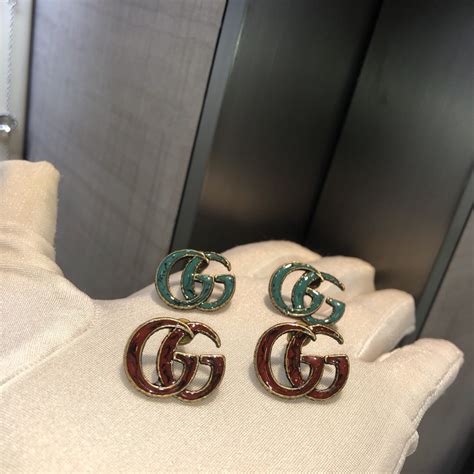 gucci earrings mens replica|gucci earrings interlocking.